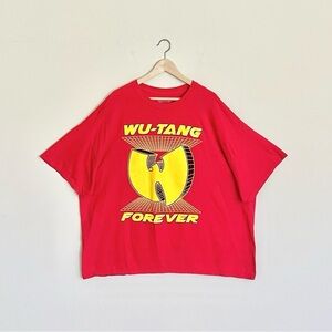 Wu-Tang Clan Forever Graphic Red Yellow Plus Size T Shirt Adult size 4XL